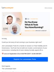 Email Inspiration from Lansweeper