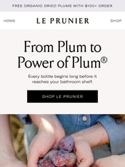 Email Inspiration from Le Prunier®