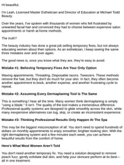Email Inspiration from Leah from Michael Todd Beauty
