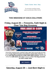 Email Inspiration from Lehigh Valley IronPigs