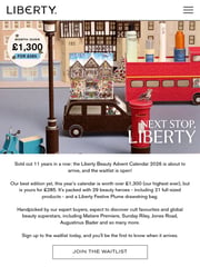 Email Inspiration from Liberty London