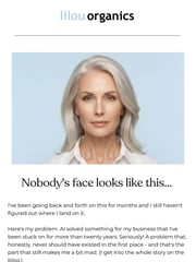 Email Inspiration from Lilou Organics
