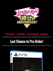 Email Inspiration from Limited Run Games