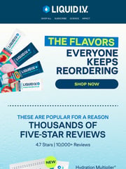 Email Inspiration from Liquid I.V.