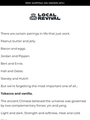 Email Inspiration from Local Revival