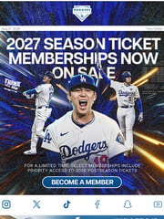 Email Inspiration from Los Angeles Dodgers