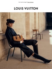 Email Inspiration from Louis Vuitton
