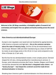 Email Inspiration from LSE Blogs