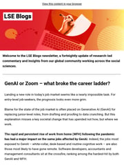 Email Inspiration from LSE Blogs