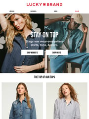 Email Inspiration from Lucky Brand