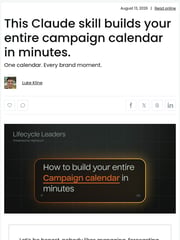 Email Inspiration from Luke Kline