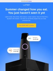 Email Inspiration from Lumen