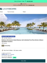 Email Inspiration from Luxury Escapes