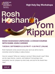 Email Inspiration from Maas Center for Jewish Journeys