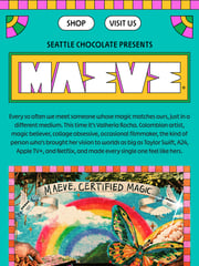 Email Inspiration from Maeve Chocolate