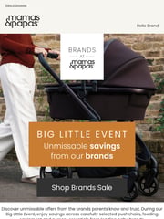 Email Inspiration from Mamas & Papas