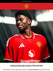 Email Inspiration from Manchester United
