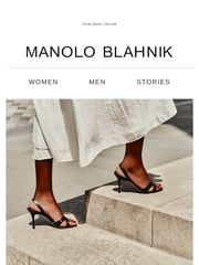 Email Inspiration from Manolo Blahnik