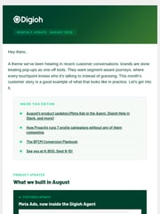 Email Inspiration from Marissa from Digioh