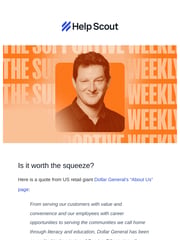 Email Inspiration from Mat at Help Scout