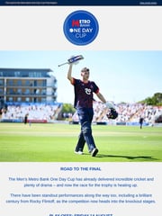 Email Inspiration from Metro Bank One Day Cup