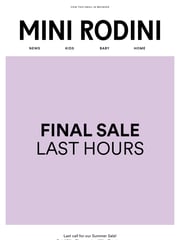 Email Inspiration from Mini Rodini