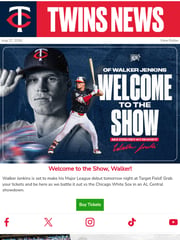 Email Inspiration from Minnesota Twins