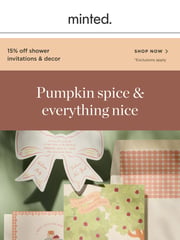 Email Inspiration from Minted