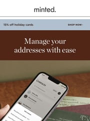 Email Inspiration from Minted