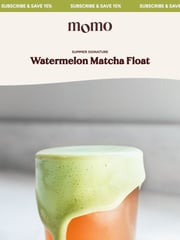 Email Inspiration from MOMO Kombucha