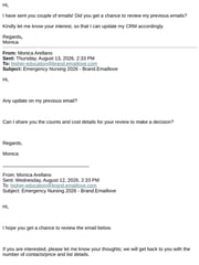 Email Inspiration from Monica Arellano