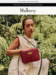 Email Inspiration from Mulberry