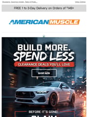 Email Inspiration from ⚠️  Mustang Coupons | AmericanMuscle
