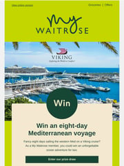 Email Inspiration from My Waitrose
