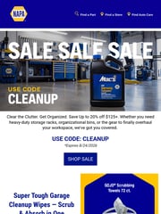 Email Inspiration from NAPA Auto Parts