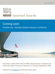 Email Inspiration from Nestlé S.A.