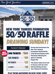 Email Inspiration from New York Yankees