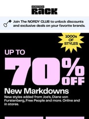Email Inspiration from NORDSTROM RACK
