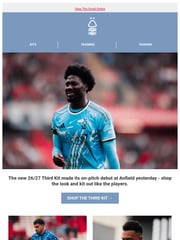 Email Inspiration from Nottingham Forest FC