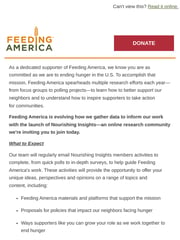 Email Inspiration from Nourishing Insights Team, Feeding America