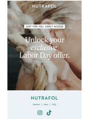Email Inspiration from Nutrafol
