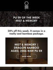Email Inspiration from O5 Tea | Bailey, Geoff & Daniel