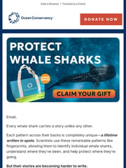Email Inspiration from Ocean Conservancy