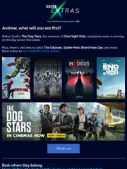 Email Inspiration from ODEON Cinemas