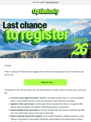 Email Inspiration from Optimizely