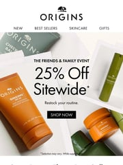 Email Inspiration from Origins