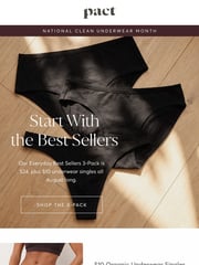 Email Inspiration from p a c t ®