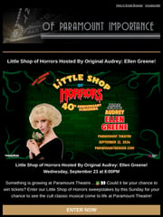 Email Inspiration from Paramount Theatre