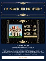 Email Inspiration from Paramount Theatre