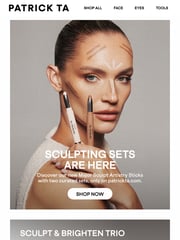 Email Inspiration from Patrick Ta Beauty